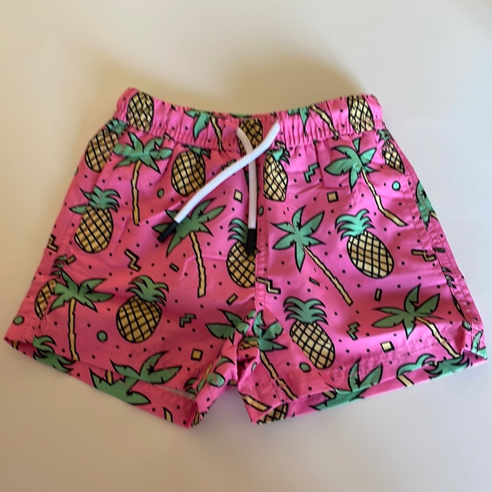5/$25 Swim Shorts Pink Tropical Size 3T